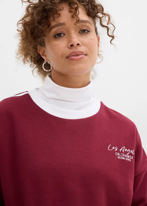 Sweat-shirt oversize doux, bonprix