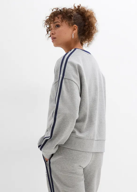 Oversize-Sweatshirt aus weichem Baumwoll-Mix, bonprix