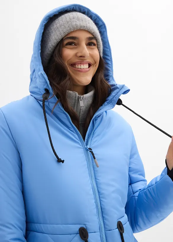 Gesteppter Funktions-Mantel mit reflektierenden Details, bonprix