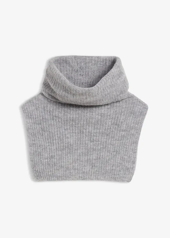 &Eacute;charpe col roul&eacute; en laine d&rsquo;alpaga m&eacute;lang&eacute;e, bonprix