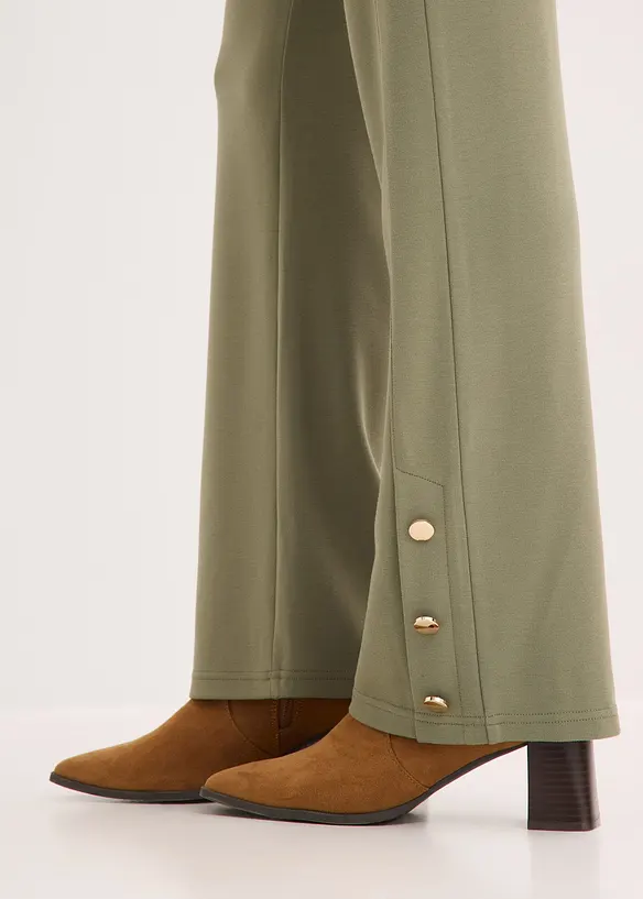 Jersey-Hose aus Punto di Roma, bonprix