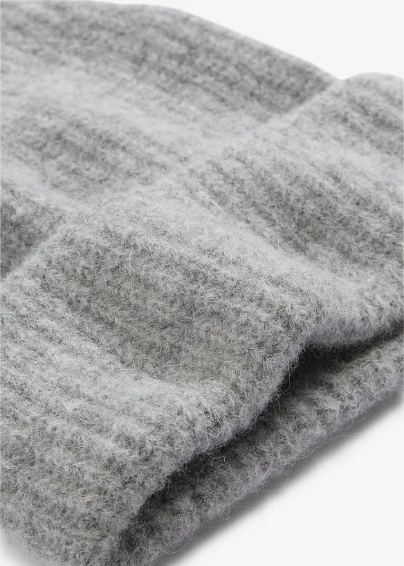 Bonnet en laine d&rsquo;alpaga m&eacute;lang&eacute;e, bonprix