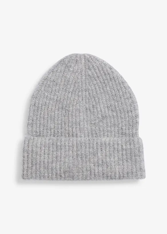 Bonnet en laine d&rsquo;alpaga m&eacute;lang&eacute;e, bonprix