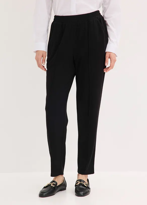 Pantalon &eacute;lastiqu&eacute; avec passepoils devant, bonprix