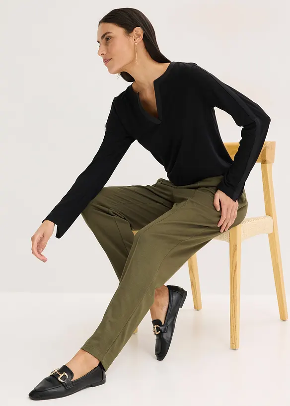 Schlupfhose mit Biese, bonprix