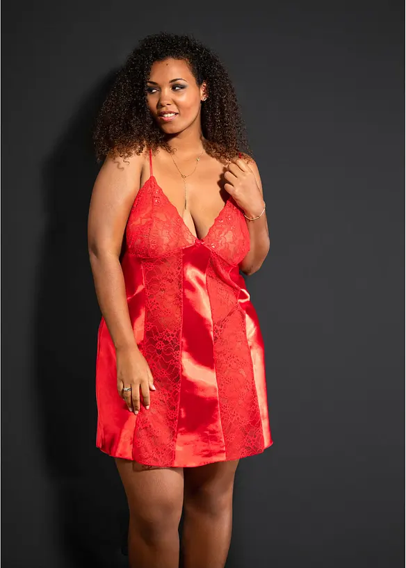 Nuisette en satin, bonprix
