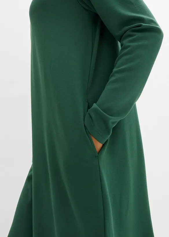 Shirtkleid in A-Linie aus Viskose-Mix, bonprix