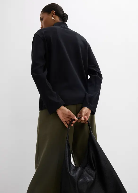 Rollkragenshirt aus reiner Bio-Baumwolle, bonprix