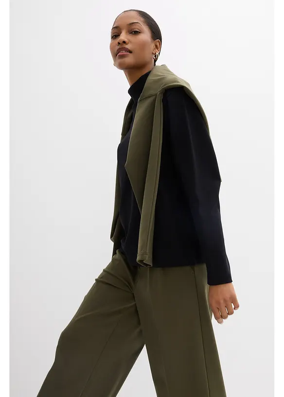 Rollkragenshirt aus reiner Bio-Baumwolle, bonprix