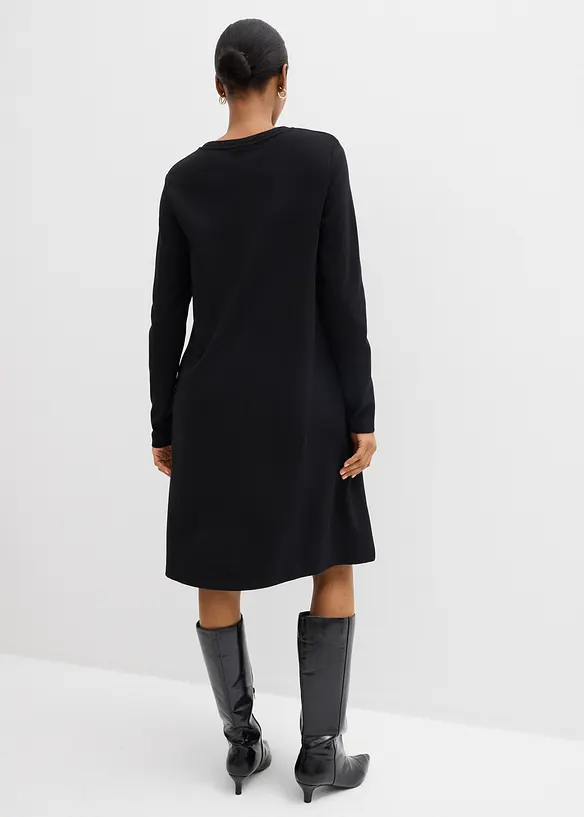 Shirtkleid in A-Linie aus Viskose-Mix, bonprix