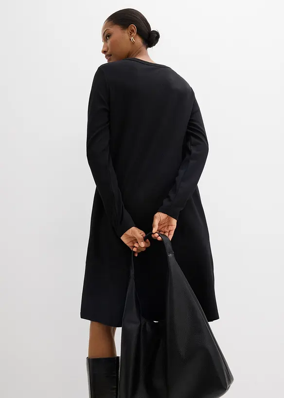 Shirtkleid in A-Linie aus Viskose-Mix, bonprix