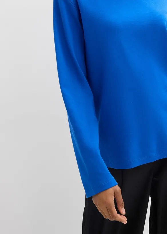 Rollkragenshirt aus reiner Bio-Baumwolle, bonprix