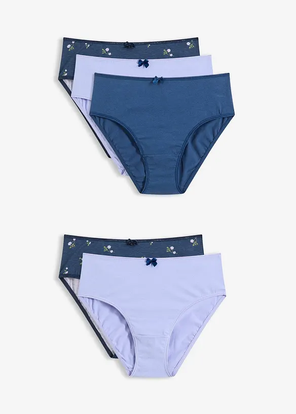 Lot de 5 slips Maxi confortables, bonprix