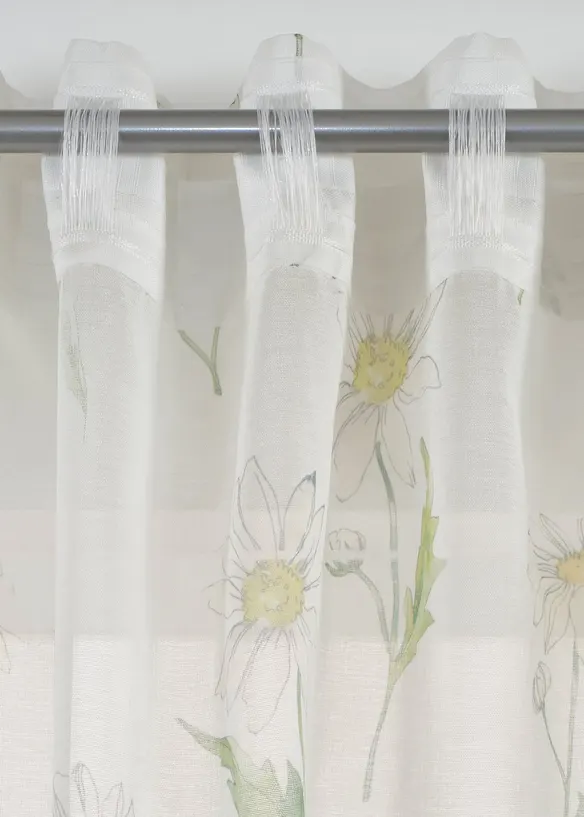 Voilage &agrave; imprim&eacute; floral (1 pce), bonprix