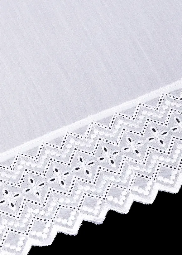 Brise-bise avec bordure brod&eacute;e, bonprix