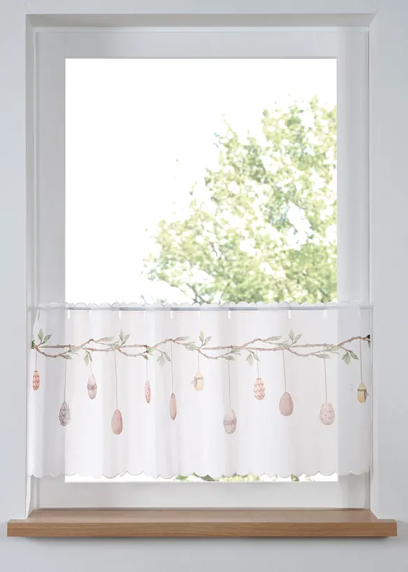 Scheibengardine mit Oster Motiv, bonprix