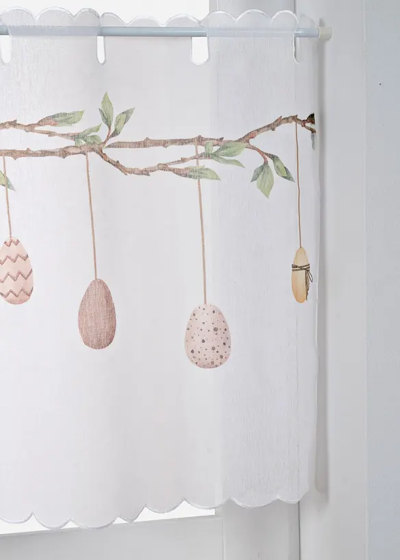 Scheibengardine mit Oster Motiv, bonprix