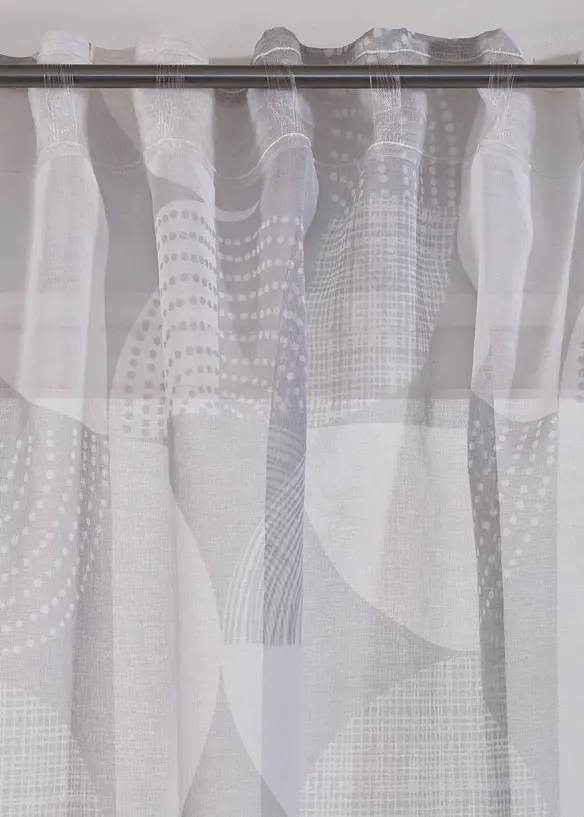 Voilage imprim&eacute; (1 pce), bonprix