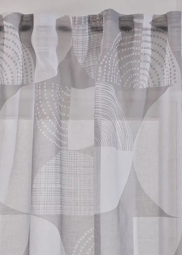 Voilage imprim&eacute; (1 pce), bonprix