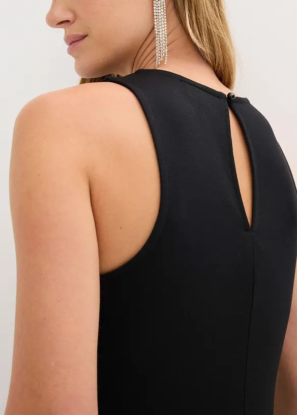 Paillettenkleid aus bequemen Punto di Roma, bonprix