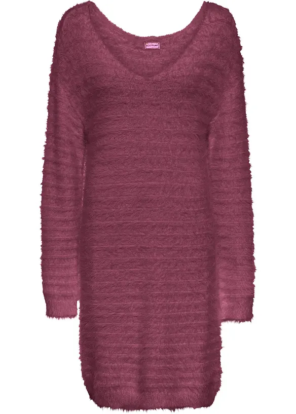 Pull long duveteux, bonprix