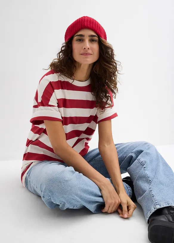 Oversize-Shirt aus reiner Bio-Baumwolle, bonprix