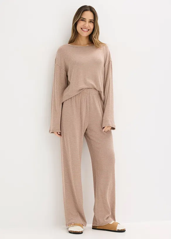 Pyjama oversize en coton doux, bonprix