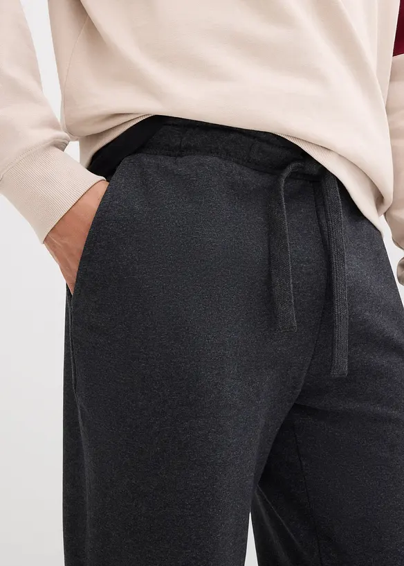 Pantalon de jogging &agrave; jambes droites, int&eacute;rieur gratt&eacute; doux, bonprix