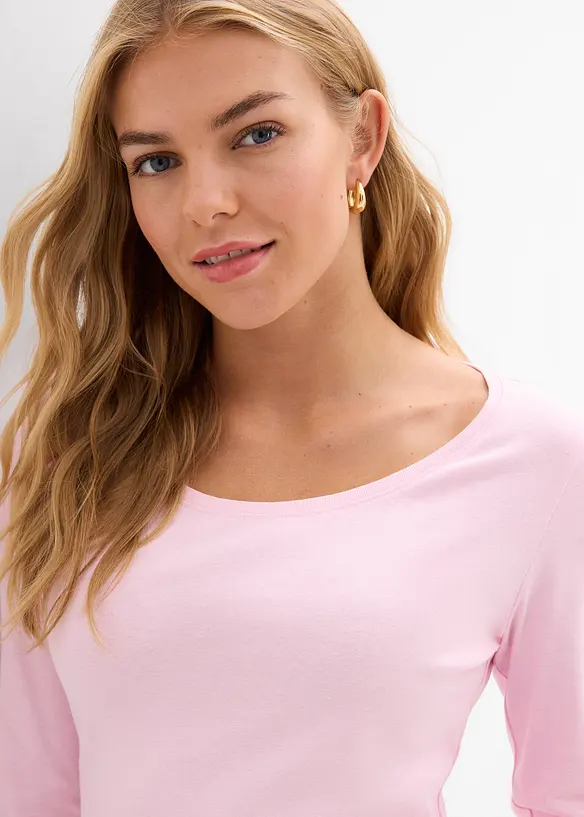 T-shirt manches longues 100% coton, bonprix