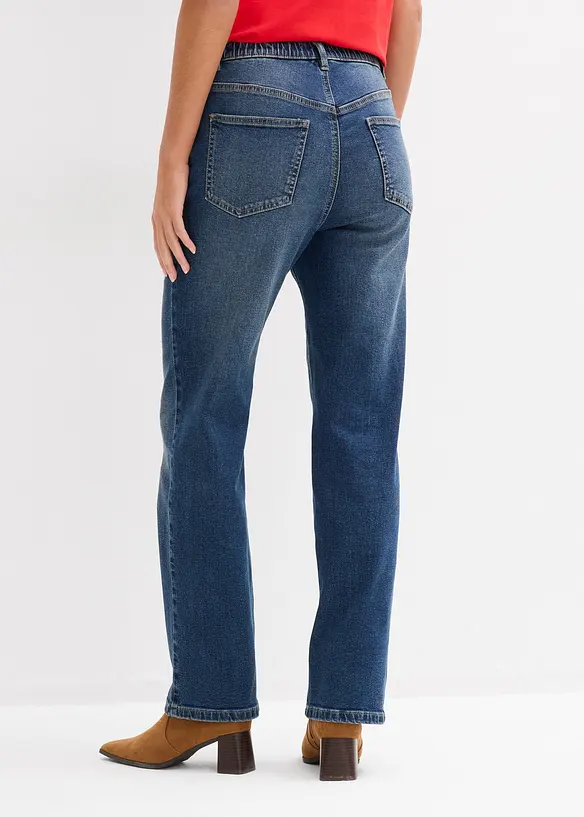Loose Straight-Jeans High Waist, bonprix