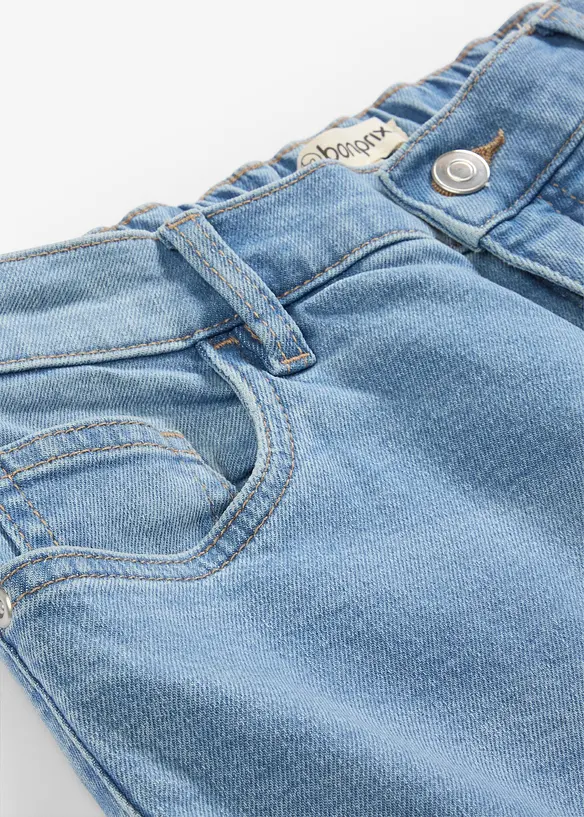 Jean mom taille haute, raccourci, bonprix