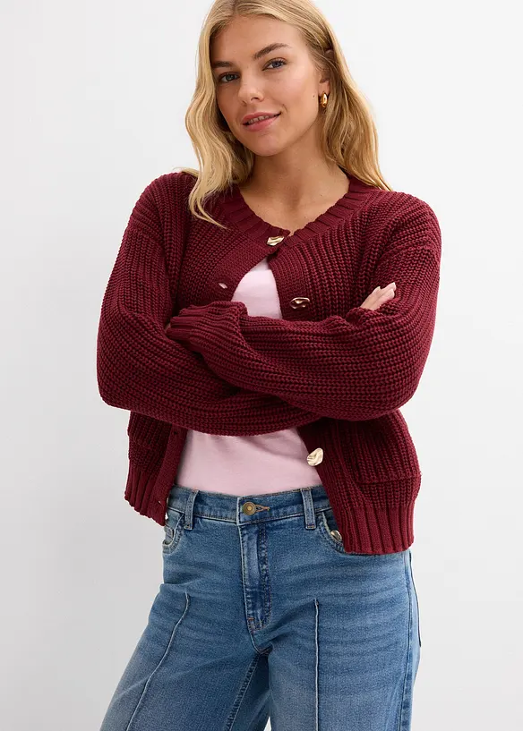 Jean large taille mi-haute, long, bonprix