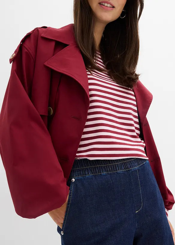 Barrel-Jeans Mid Waist, Bequembund, bonprix