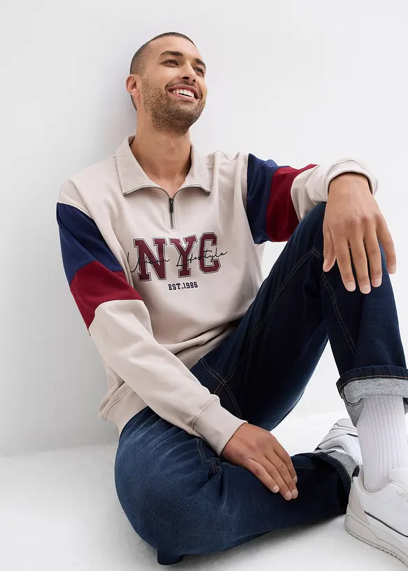 Sweatshirt aus reiner Bio-Baumwolle, Loose Fit, bonprix