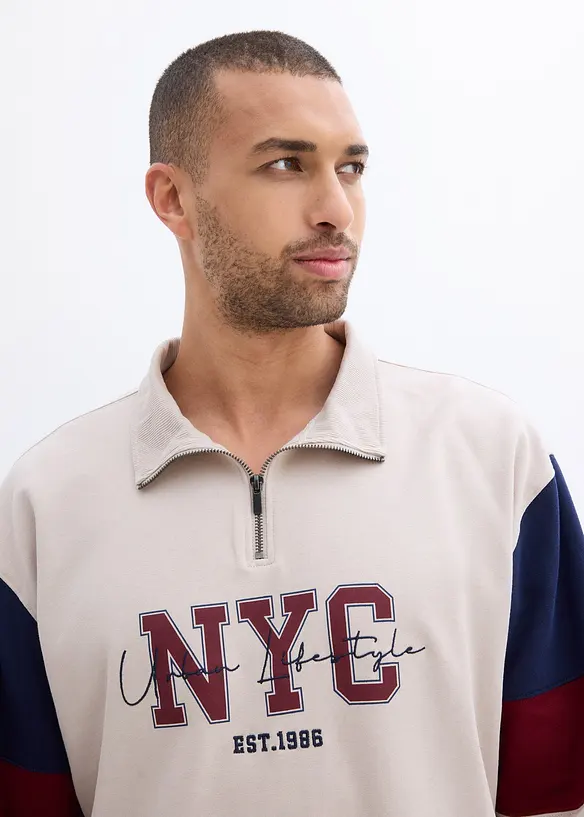 Sweatshirt aus reiner Bio-Baumwolle, Loose Fit, bonprix