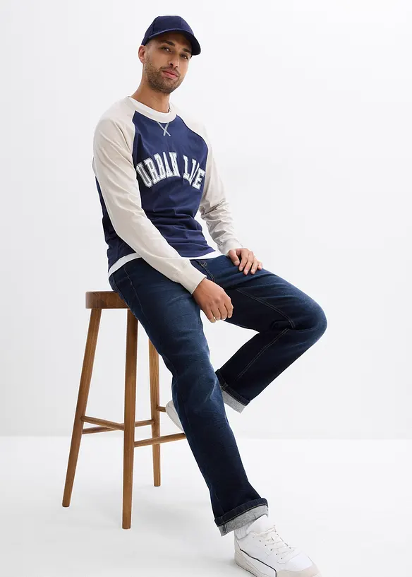 Langarmshirt aus reiner Bio-Baumwolle, bonprix