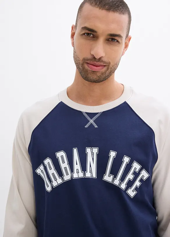 Langarmshirt aus reiner Bio-Baumwolle, bonprix