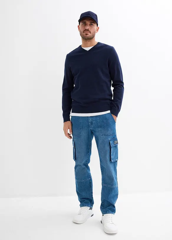 Relaxed-Fit-Jeans, Straight, bonprix