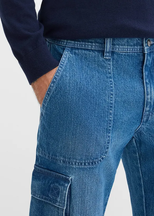 Relaxed-Fit-Jeans, Straight, bonprix