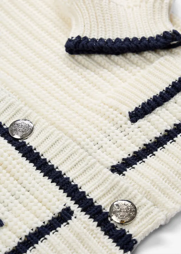 Grobstrick Cardigan aus Baumwoll-Mix, bonprix