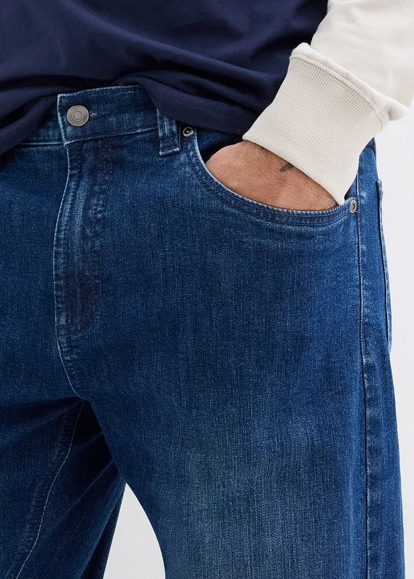 Relaxed-Fit-Jeans, Straight, bonprix