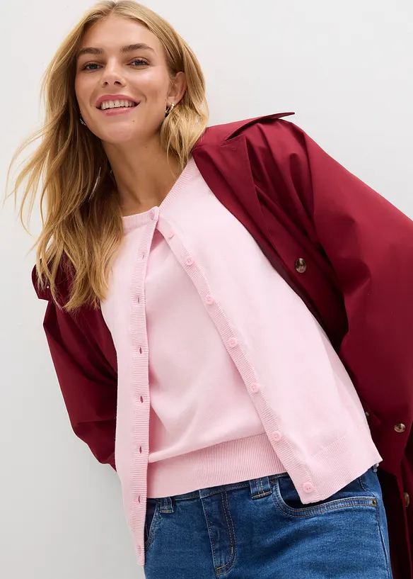 Gilet en fine maille, bonprix