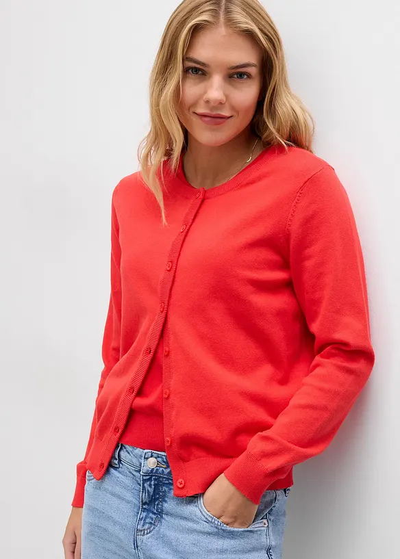 Gilet en fine maille, bonprix