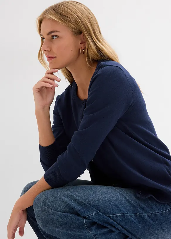 Gilet en fine maille, bonprix