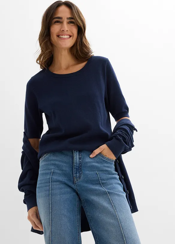 Pull en fine maille, bonprix
