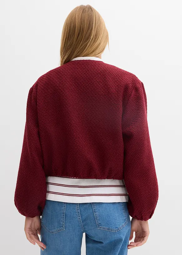 Blouson aus softem Boucl&eacute;garn, bonprix