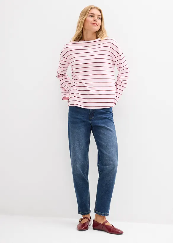 T-shirt manches longues 100% coton, bonprix