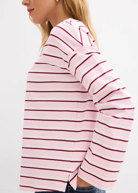 T-shirt manches longues 100% coton, bonprix