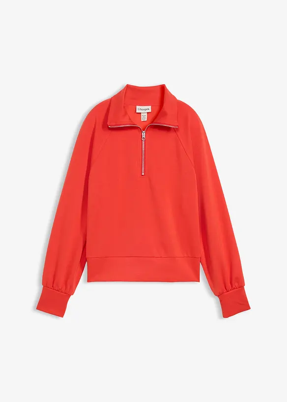 Sweat en mati&egrave;re n&eacute;opr&egrave;ne douce, bonprix