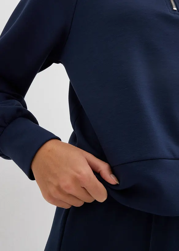 Sweat en mati&egrave;re n&eacute;opr&egrave;ne douce, bonprix